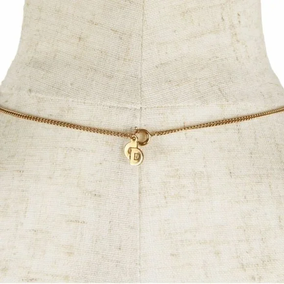 Authentic Christian Dior necklace with Dior pendant - Picture 5 of 9